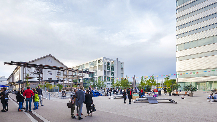 Campus Dreispitz: Zu den rund 800 Kunststudenten gesellen sich in zehn Jahren auch 2600 Wirtschafts- und Jura-Studenten.  ZVG/Visualisierung