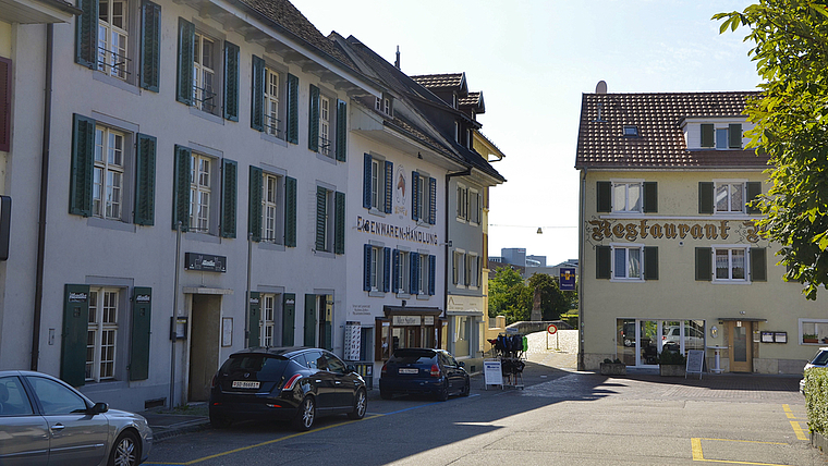Blick Richtung Brüggli: Der Gemeinderat will das historische Ortsbild wie hier in Unterdornach erhalten.  Foto: Thomas Kramer