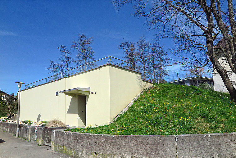 Reservoir Untererli: Die Mauern der zwei Wasserkammern in Innern sind alt und sanierungsbedürftig.  Foto: Edmondo Savoldelli