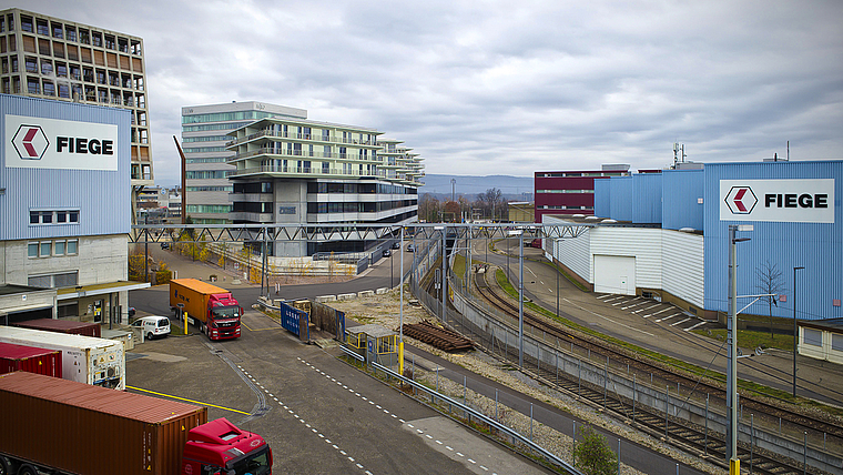 Industrieareale auf dem Dreispitz sollen Unigebiet werden: Links und rechts der Gleise liegen die Areale, die von den Regierungen als möglichen Uni-Standort definiert worden sind.  Foto: Roland Schmid