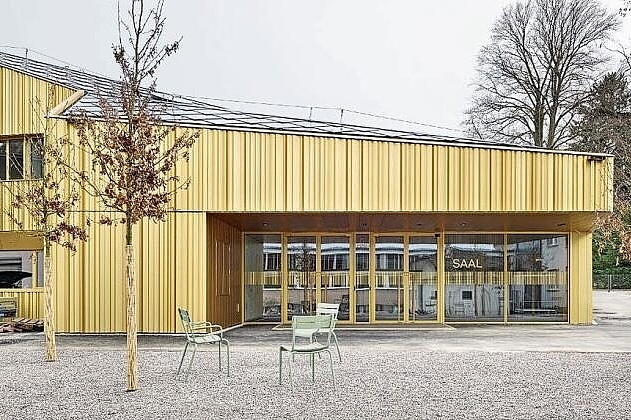 Bietet Platz für Veranstaltungen: das Kulturhaus Setzwerk in Arlesheim. Foto: Thomas Telley Architektur – Fotografie/Märki Sahli Architekten/zVg