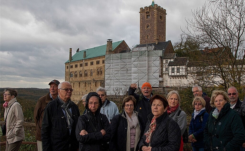 Wartburg: Begegnung mit einer riesigen Burganlage. Fotos: Martin Staub
