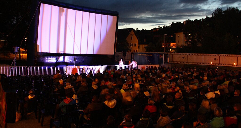 Film im Freien: Das Open-Air-Kino Laufen war auch in diesem Jahr gut besucht.