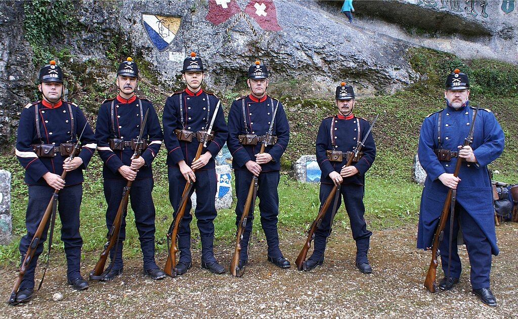 Wie vor 100 Jahren: Soldaten von «Rost & Grünspan».
