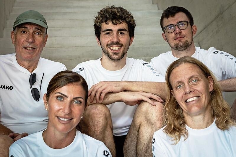 Das Kern-OK: Volkmar Fritz, Giusi Pellitteri, Leon Marti, Jeannette Sigrist, Luca Marti (v.l.)