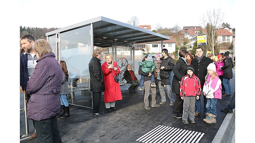 Bushof Herrenmatt: Macht Seewen zur ÖV-Drehscheibe. 
