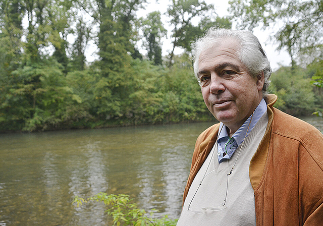 Lebensaufgabe: Die Birs ist für den Leiter der Basilisk Parkinson SHG, Heinz Nydegger, eine Lebensader, die ihm Ruhe, Ausgleich und Kraft gibt.  Foto:Heiner Leuthardt