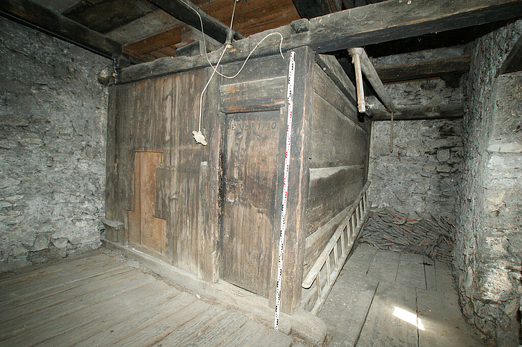 Seltener Fund: Turmkammer des Laufner Obertores, die im Winter 1437/38 eingebaut wurde. Fotos: ZVG Seltener Fund: Turmkammer des Laufner Obertores, die im Winter 1437/38 eingebaut wurde. Fotos: ZVG