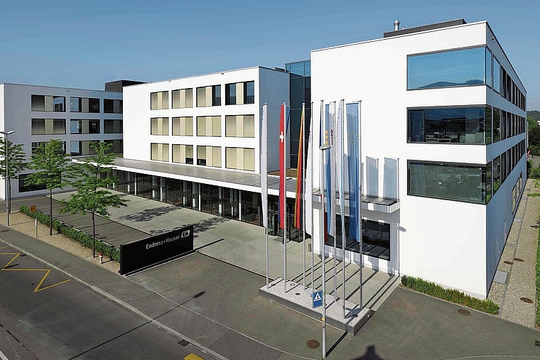 Im Reinacher Kägen: der Hauptsitz von Endress+Hauser. Foto: zVg / Endress+Hauser
