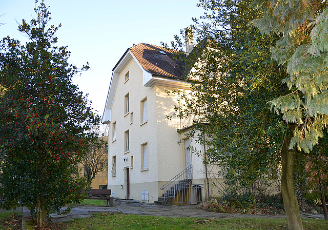 Schöne Umgebung: Die alte Villa der Musikschule soll eine private Kinder-Tagesbetreuung beherbergen.  Foto: Thomas Kramer