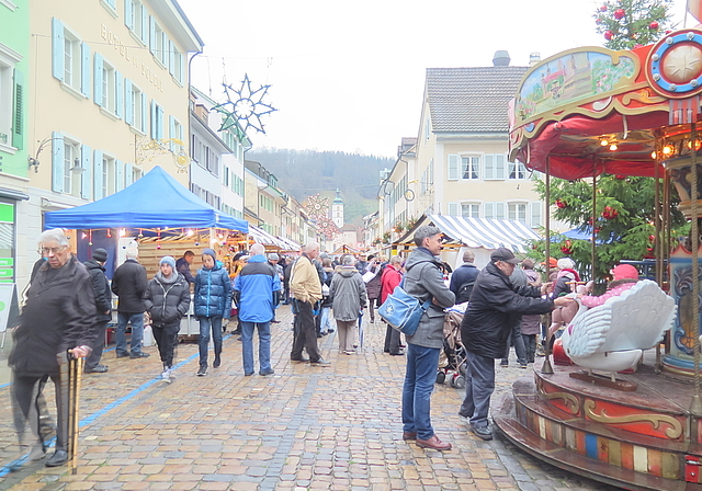 Einmal mehr ein Publikumsmagnet: Der Christkindli-Märt in Laufen.  Fotos: Katharina Kilcher