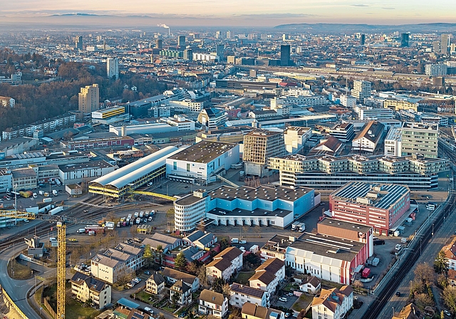 Steht vor einer Transformation: das Dreispitz-Areal in Münchenstein. Foto: zvg