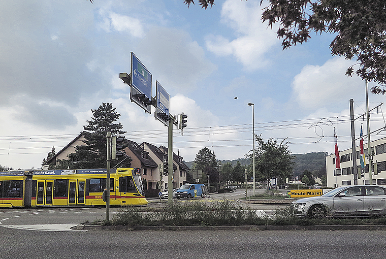Sensible Stelle: Auf den Knoten Fleischbacherstrasse wird ein grösseres Verkehrsvolumen zukommen. Foto: Edmondo Savoldelli