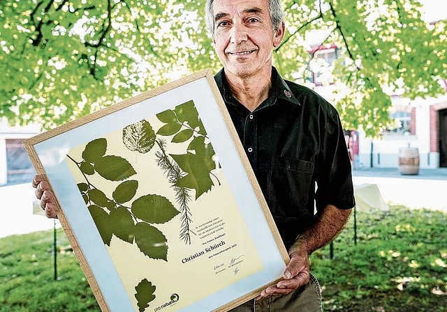 Hat 1994 den Neuhof übernommen: Landwirt und Preisträger Christian Schürch. Foto: Kenneth Nars