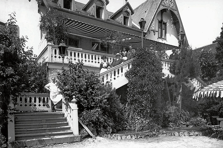 Kurort: Der Bienenberg zog um 1900 Gäste aus ganz Europa an. Foto: zVg