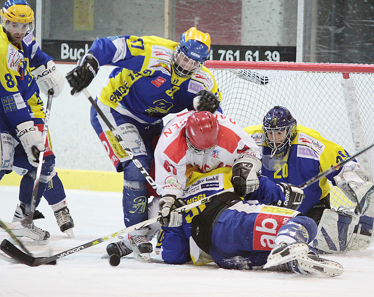 Übersicht: Den Gegner unter Kontrolle, doch den Puck noch nicht.  Foto: EH-Press