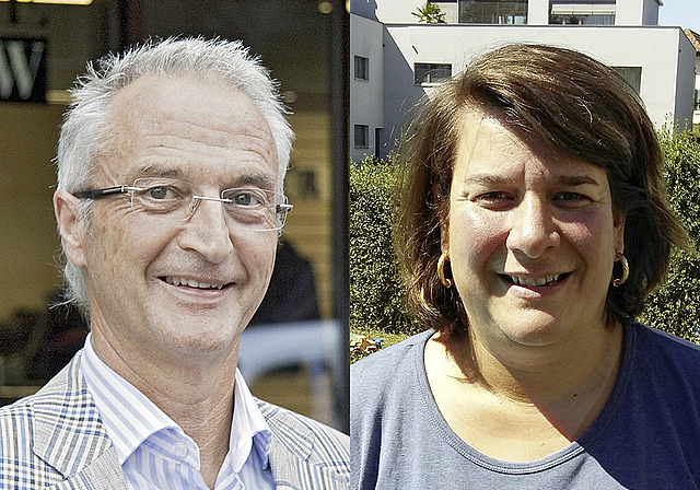 Vor dem Wechsel: Heinz Thommen wird spätestens im nächsten Frühling das Präsidium abgeben, die aktuelle Vizepräsidentin Manuela Brodmann stellt sich als Nachfolgerin zur Verfügung.  Fotos: Archiv Wochenblatt