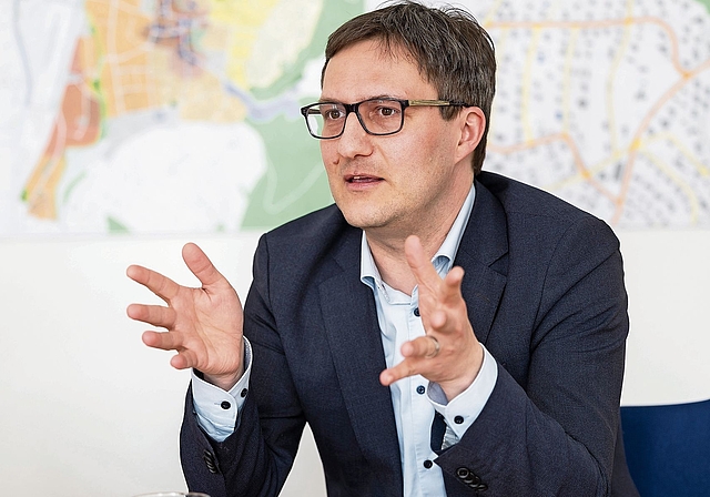 Zweiter Anlauf: Gemeindepräsident Daniel Urech zeigt sich zuversichtlich, dass das Budget an der Gemeindeversammlung durchkommt – dieses Mal ohne Urnenabstimmung. Foto: Archiv / Kenneth Nars