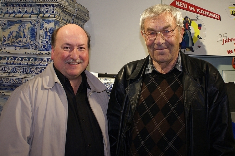 Schützen-Weltklasse aus dem Laufental: Vizeweltmeister Peter Stähli (l.) und Weltmeister Charles Jermann.