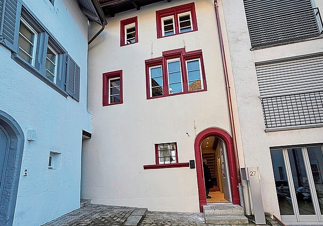 Nach umfangreicher Sanierung: Am Samstag stand das Gotikhaus für alle Interessierten offen. Foto: Caspar Reimer