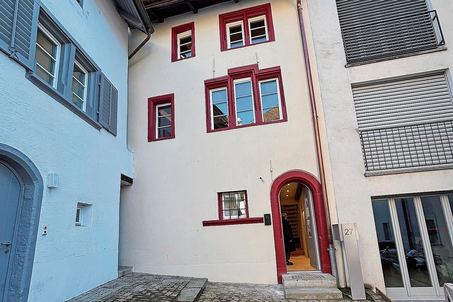 Nach umfangreicher Sanierung: Am Samstag stand das Gotikhaus für alle Interessierten offen. Foto: Caspar Reimer