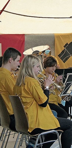 Auftakt: Die Brass Band Erschwil, die den Musiktag organisierte, spielte zum Auftakt und am Schluss des gelungenen Anlasses.
