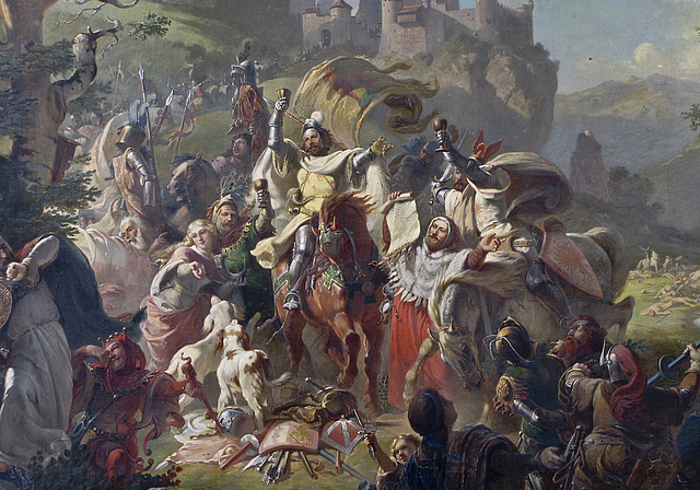 Albert Landerer: «Die neuen Grafen von Thierstein» von 1861.  Foto: ZVG