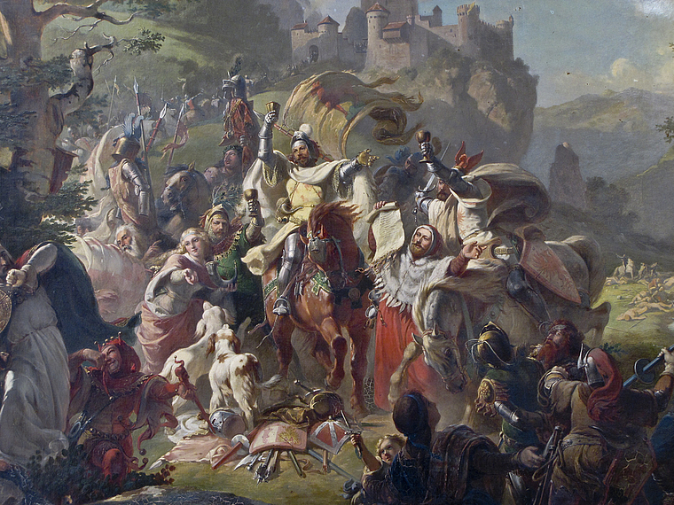 Albert Landerer: «Die neuen Grafen von Thierstein» von 1861. Foto: ZVG