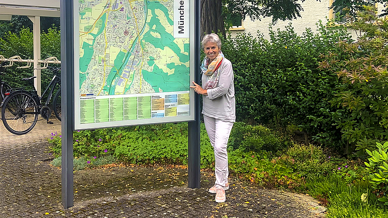 Freut sich: Seit gestern Mittwoch ist die SP-Frau Jeanne Locher Münchensteiner Gemeindepräsidentin. Foto: Caspar Reimer