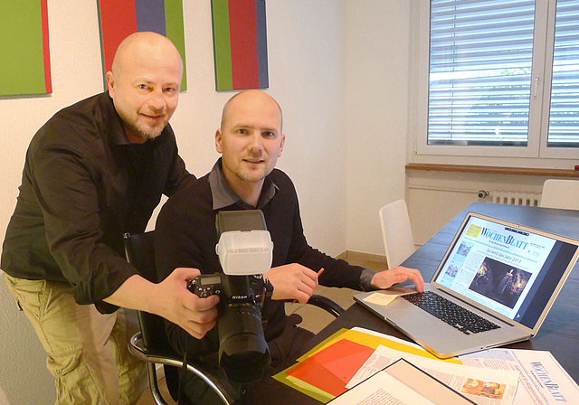 Kursleitung: Frank Lorenz (Reformierter Pfarrer in Reinach, gelernter Journalist) und Thomas Kramer (Chefredaktor «Wochenblatt») geben Laien an vier Samstagmorgen (Mai/Juni) weiter, worauf es bei journalistischen Texten und beim Fotografieren für 