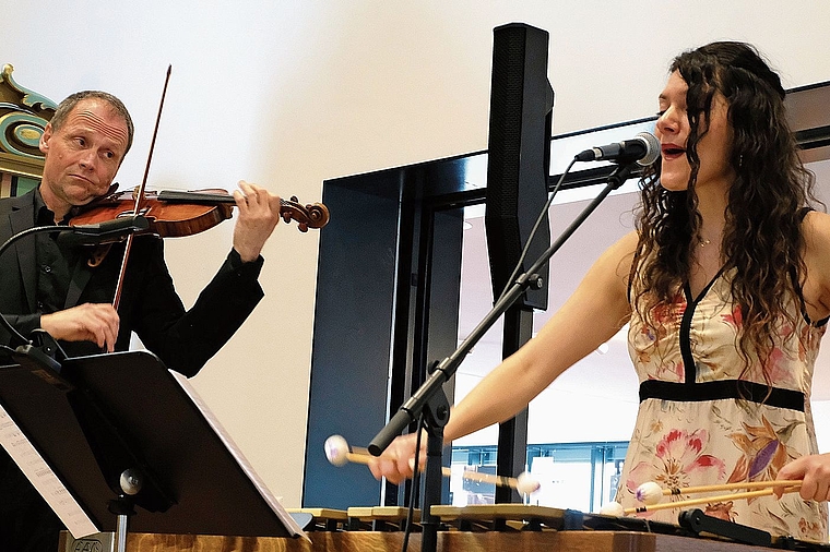 Virtuos und unterhaltsam: Daniel Hauptmann und Claire Litzler. Foto: Th. Brunnschweiler