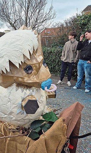 Frisch geschlüpft: das Dino-Baby. 