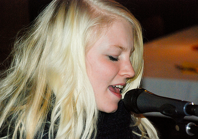 War bei «Voice of Switzerland» dabei: Kaya Balmer aus Giebenach.  Th. Brunnschweiler