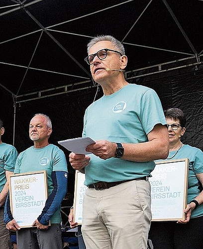 «Die Auszeichnung ist eine grosse Ehre»: Melchior Buchs, Präsident der Birsstadt.
