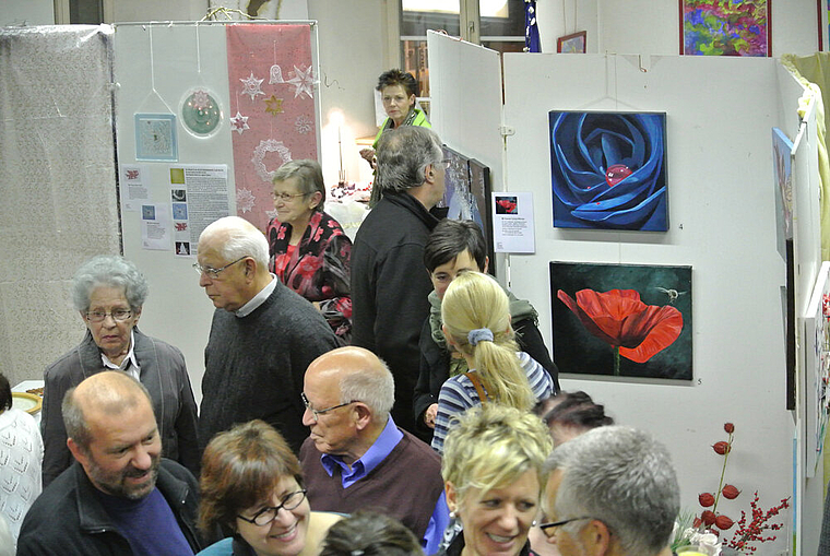 Grosses Interesse: Die Ausstellung verblüfft durch die Vielzahl der Künstler und Einzig-