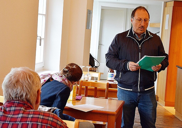 Peter Hueber, Präsident der Burgerkorporation Zwingen: «Wir wehren uns weiterhin, jetzt mit dem Referendum.» Foto: Roland Bürki