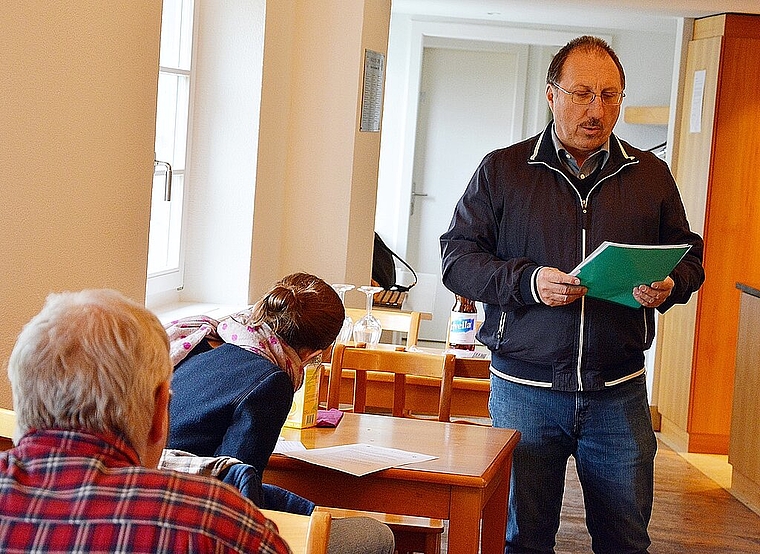 Peter Hueber, Präsident der Burgerkorporation Zwingen: «Wir wehren uns weiterhin, jetzt mit dem Referendum.» Foto: Roland Bürki