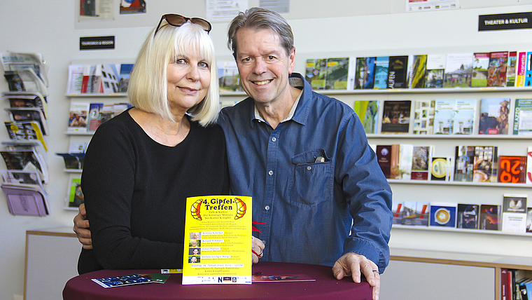 Auf Kurs: Für Gipfeltreffen-Gründer Barbara Preusler und Aernschd Born hat sich die Veranstaltungsreihe als grosser Erfolg erwiesen.