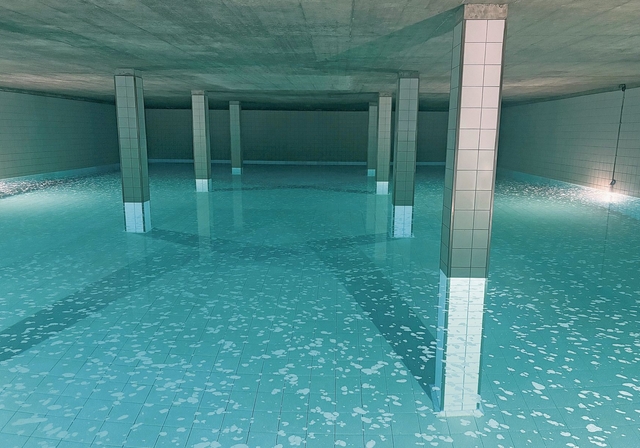 Im Untergrund: Das Reservoir Bielhübel zwischen Oberwil und Biel-Benken enthält Trinkwasser aus der Reinacher Heide. Foto: zvg / Wasserwerk Reinach und umgebung
