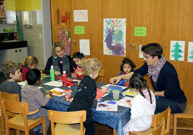 Kreative Kinderbetreuung: Hoffentlich bald auch in Dornach. Foto: Archiv