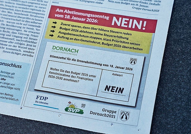 Gewinner: Die bürgerlichen Parteien warben für ein Nein zum Budget. Foto: Roland Schmid 