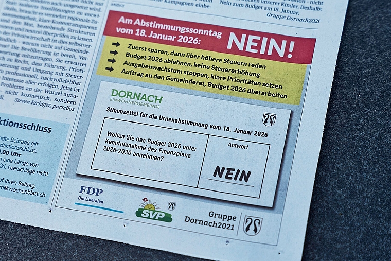 Gewinner: Die bürgerlichen Parteien warben für ein Nein zum Budget. Foto: Roland Schmid
