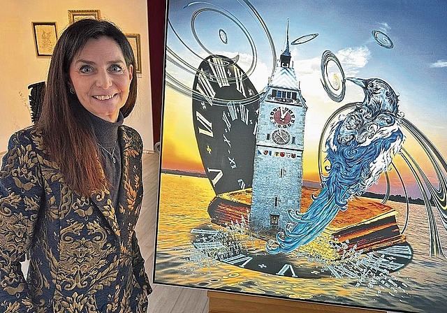 Inspiriert: Petra Lehmanns Lichtbilder erinnern teilweise an die surreale Welt Dalís.Foto: Christian Fink