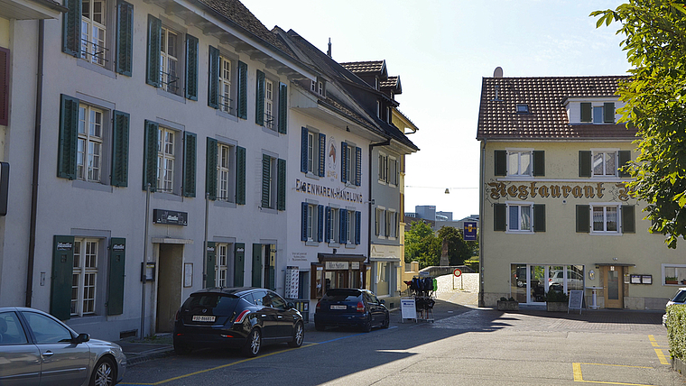 Blick Richtung Brüggli: Der Gemeinderat will das historische Ortsbild wie hier in Unterdornach erhalten. Foto: Thomas Kramer