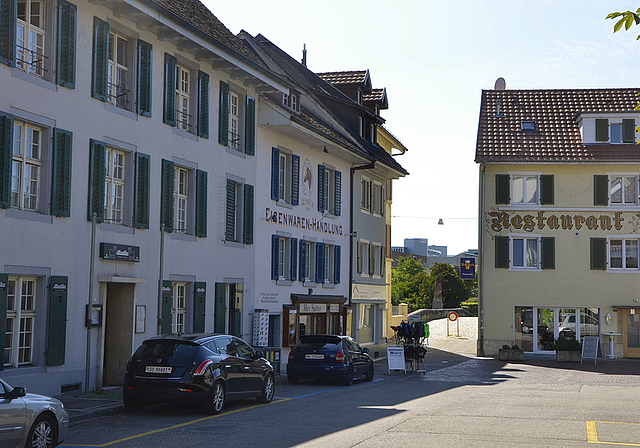 Blick Richtung Brüggli: Der Gemeinderat will das historische Ortsbild wie hier in Unterdornach erhalten.  Foto: Thomas Kramer