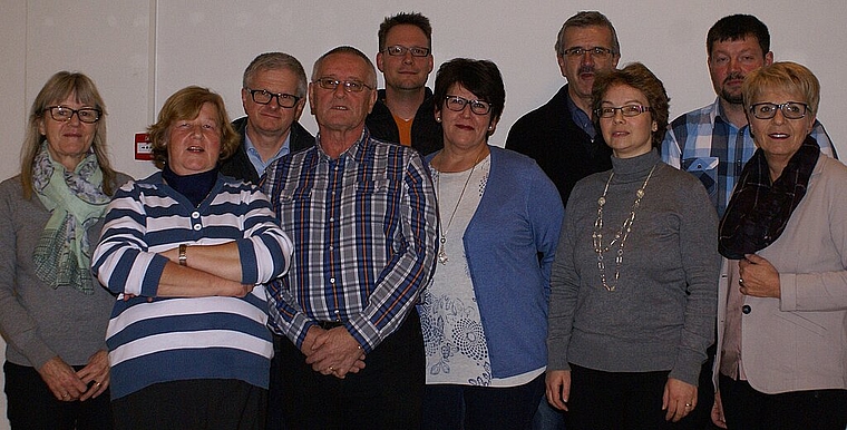 Vorstand komplett: Zweckverband Alterszentrum Bodenacker. Foto: Jürg Jeanloz