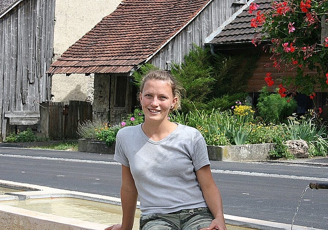 Verpflanzt: Heda Pfeiferova gefällt es bei ihrem Praktikum.Foto: Benildis Bentolila