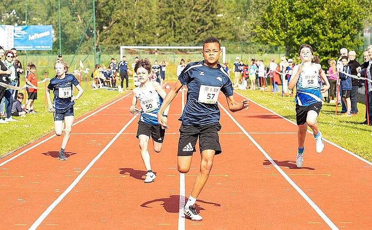 <em>Riesiges Potential des LZT-Nachwuchses: </em>Zum Beispiel Justin Borer, Schweizermeister UBS Kids Cup 2019, beim Sprint in Breitenbach. Foto: zvg