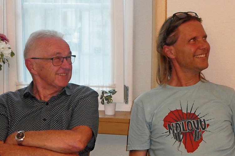 Die Dirigenten: Isidor Lombriser (2000–2022) und Reiner Schneider-Waterberg (aktuell).