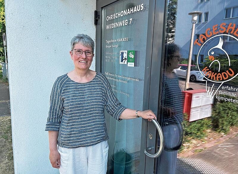 Engagiert: Monika Wenger setzt sich für offiziell anerkannte Tagesfamilien in Reinach ein. Foto: Caspar Reimer